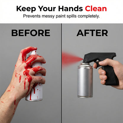 🔝 Legnépszerűbb termékek🖌️Spray palack rögzítőfogantyú🔫Univerzális spray fogantyú – Professzionális használat szerszámok nélküli gyors felszereléssel!