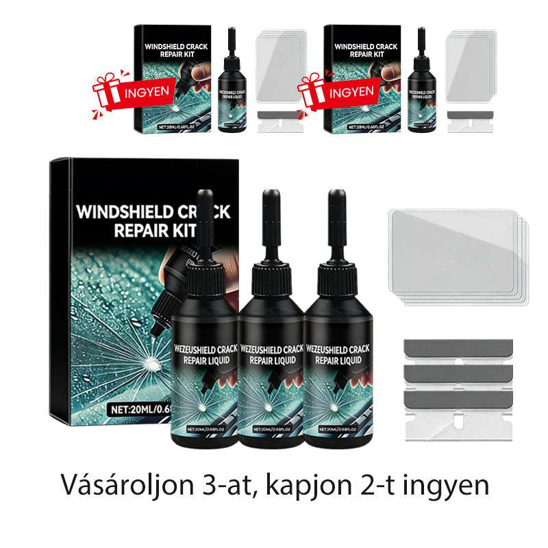 🔥3+2 ingyen🎁Ingyenes ajándék🚗💎 Üvegkarcolás-javító ragasztó – 20 perc alatt láthatatlan javítás, szakértői ajánlással!