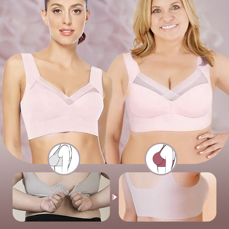 🎁🔥1+1 ingyenes👙✨ Emelő és formáló melltartó – kényelem és tartás egész napra!🧘‍♀️💐 Varrat nélküli komfort melltartó – aludj és élj kényelmesen!