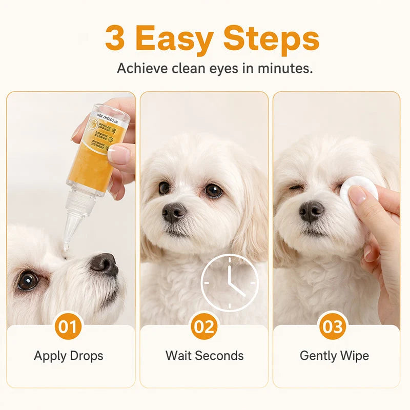 🎁1+1 INGYEN (2 db) 🐕👁️ Könnyfolt-eltávolító esszencia háziállatoknak – Tiszta növényi kivonatokkal, mélytisztító hatással! 🐱✨