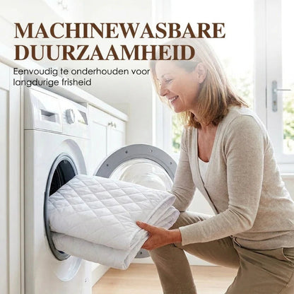 💧 Vízzáró matracvédő készlet🛏️ Párnázott puha matracvédő + párnahuzat – Kényelem és tartósság egyben!