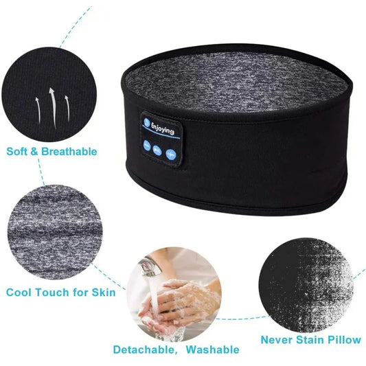 ✋28% kedvezmény😴Bluetooth 5.0 Sleep Headband – 10 óra lejátszási idő mély, fájdalommentes alváshoz!