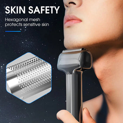 🎉Bestseller akció😜30% árcsökkentés🧔🪒 Férfi fólia elektromos borotva-Erős motor, csendes működés és teljes vízállóság!⚡