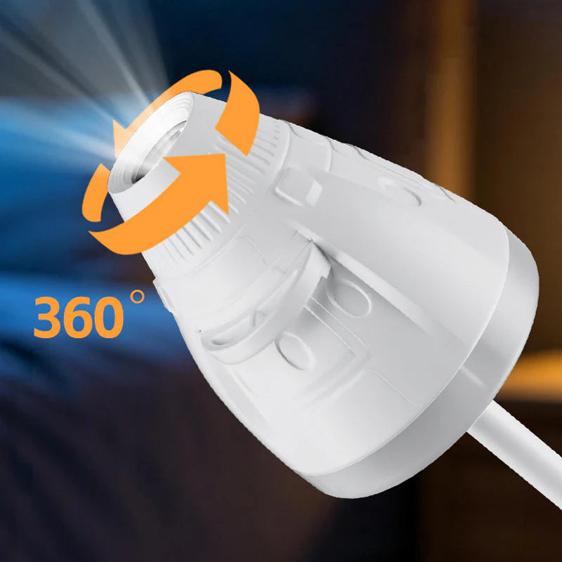🌌 Állítható fókuszú HD űrprojektor🚀 Egyedi űrkapszula design + USB-s tápellátás!