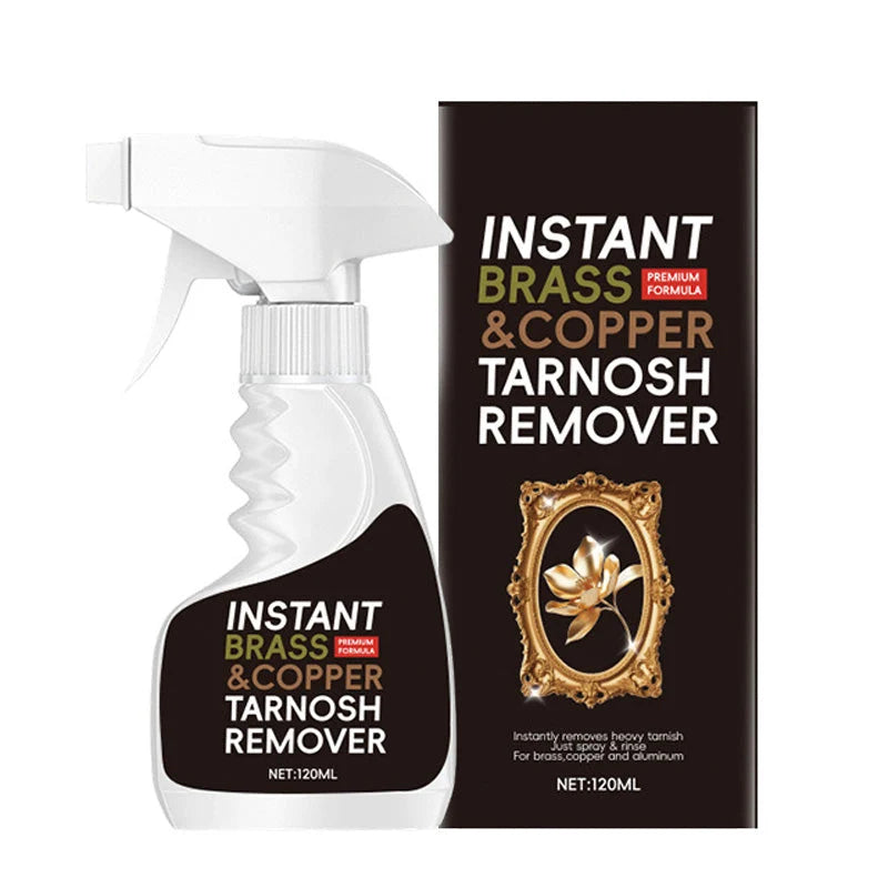 ✨🛡️ Fémtisztító és polírozó spray – Eltávolítja az elszíneződéseket és oxidációt sárgarézről, rézről és alumíniumról! 💎💪