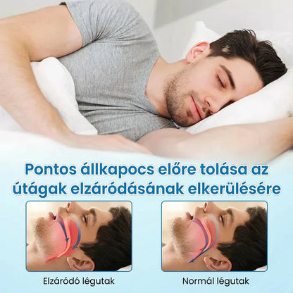 🔥1+1 ingyen😴 Flanora® Plus horkolásgátló szájfeltét🌙 Ultravékony állítható alvási betét – Azonnal csökkenti a horkolást, fájdalom és állkapocsfájdalom nélkül!