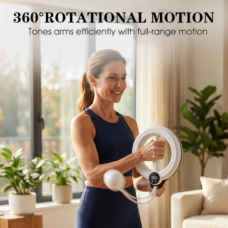 💪🌈 360°-os karformáló okos számlálóval és LED fényekkel – 🏋️‍♀️Könnyű, kompakt és okos! 🎯✨