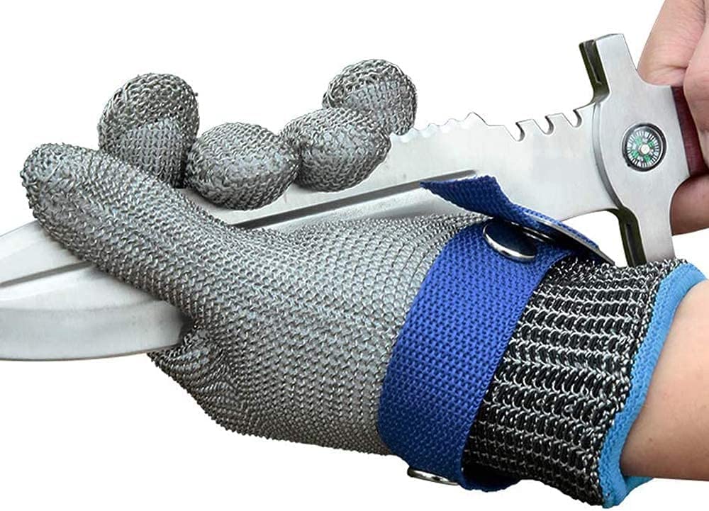 🧤Stainless Steel Cut-Resistant Mesh Glove⏳ Élelmiszeripari minőségű rozsdamentes acél hálós fémkesztyű！