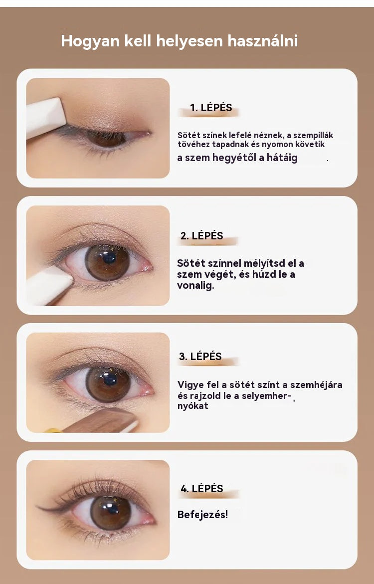 🔥🔥1+1 ingyenes👀Qiciy Dream 2-in-1 Szemhéjpúder Stick – Gyors Lazy Smink Egész Nap!！