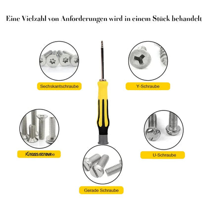 🔥1+1 ingyenes💰Többet vásárol, többet spórol!🔧 Többfunkciós csavarhúzó készlet – Speciális alakú csavarok javítása!