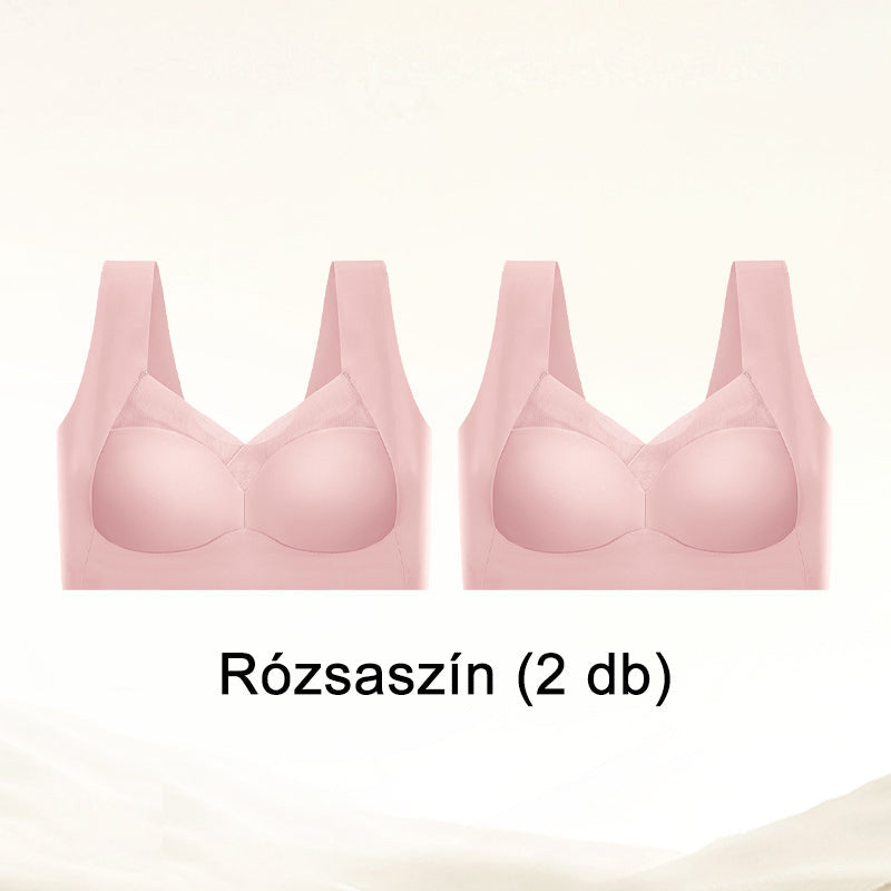🎁🔥1+1 ingyenes👙✨ Emelő és formáló melltartó – kényelem és tartás egész napra!🧘‍♀️💐 Varrat nélküli komfort melltartó – aludj és élj kényelmesen!