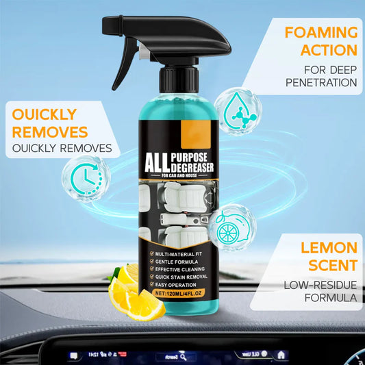 🔥🔥2+2 ingyenes🧼 Multifunkciós zsírtalanító spray 🍋 Biztonságos, családbarát tisztítószer – Könnyű spray alkalmazás, makacs zsírokkal egyszerűen vége!
