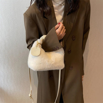 🎁Ingyenes ajándék✨ Luxus érzetű, bőrbarát kézitáska👜 Műszőrme táska – Elegancia és funkcionalitás minden nő számára!