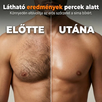 🔥1+1 ingyenes🧔 Férfi kíméletes szőrtelenítő krém🌿 Növényi összetevős testszőrtelenítő – Sheavaj és aloe vera ápolja a férfi bőrt irritáció nélkül!