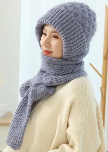 🥶 Téli hideg? Ez a sapka+sál megvédi az arcodat, a nyakadat és a füleidet (Az anyukák imádják!)