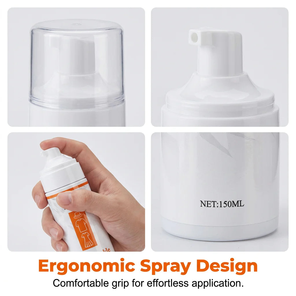 🔥1+1 ingyenes (összesen 2)👔 Azonnal hatású gőzölőspray textíliákhoz – Permet, húzás, kész – Vasalódeszka nélkül, másodpercek alatt！