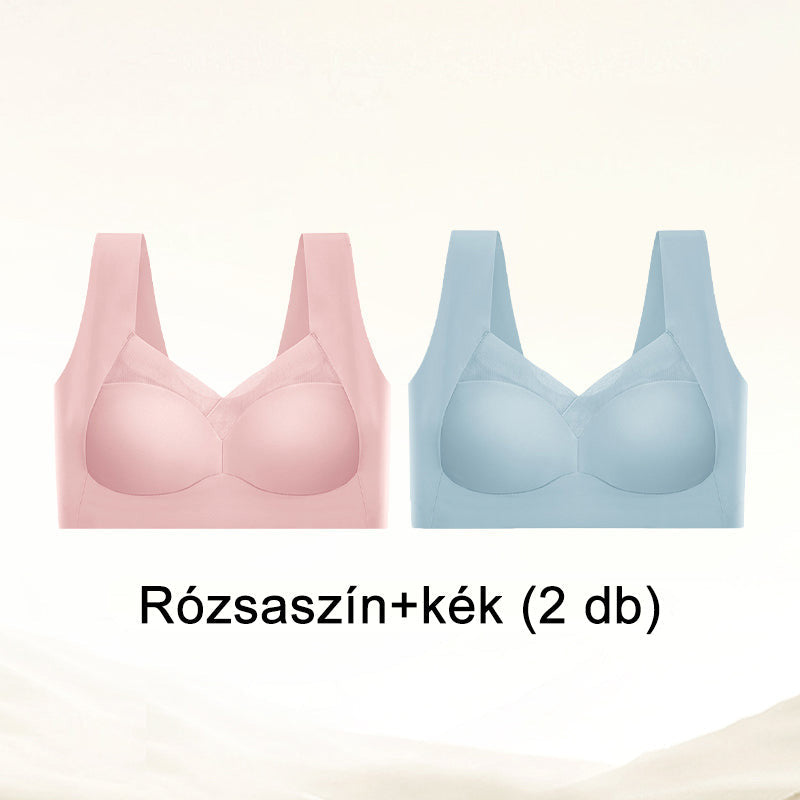 🎁🔥1+1 ingyenes👙✨ Emelő és formáló melltartó – kényelem és tartás egész napra!🧘‍♀️💐 Varrat nélküli komfort melltartó – aludj és élj kényelmesen!