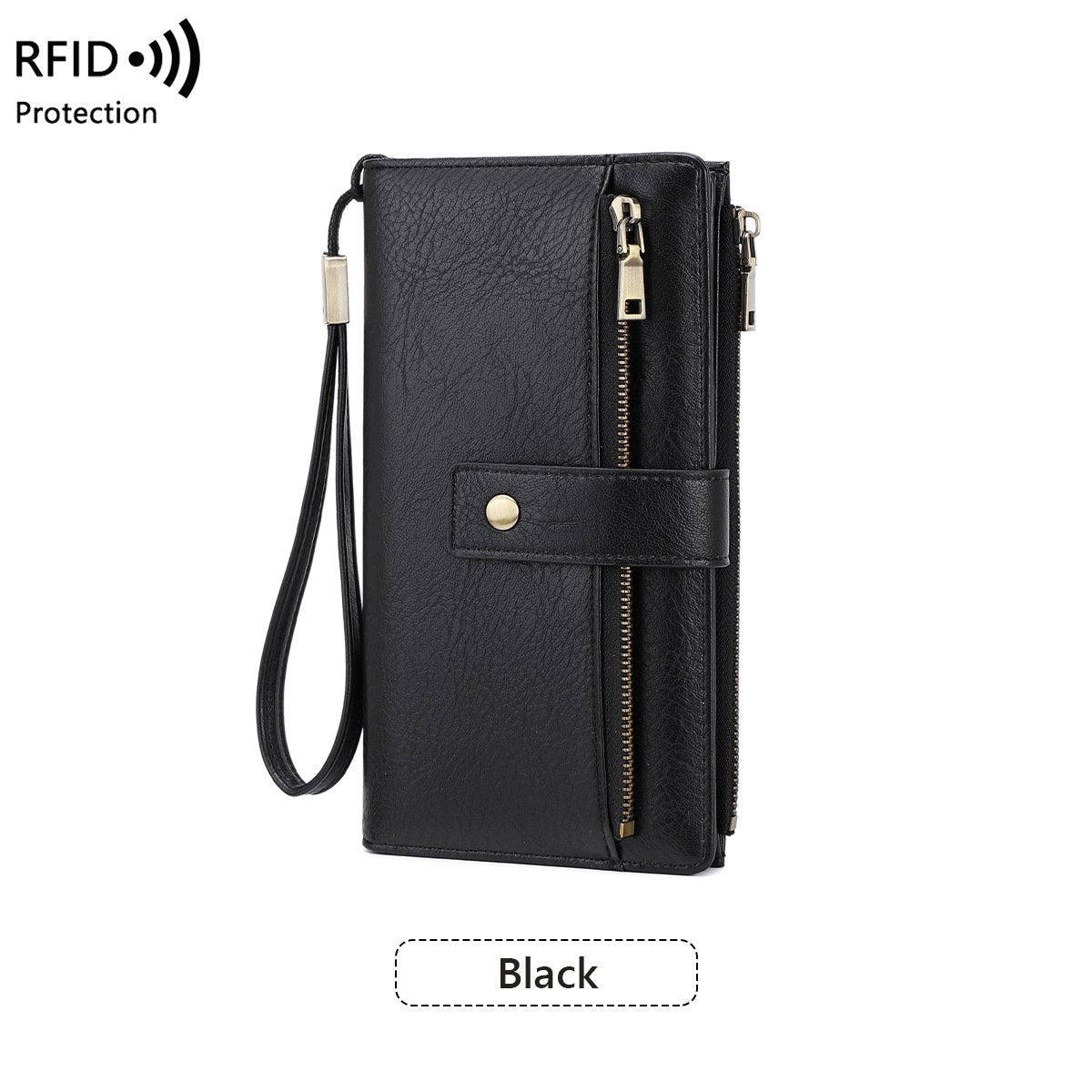 💼 Kétszínű PU bőr pénztárca🔒 RFID védett női pénztárca – Adatvédelem és elegancia egyben!