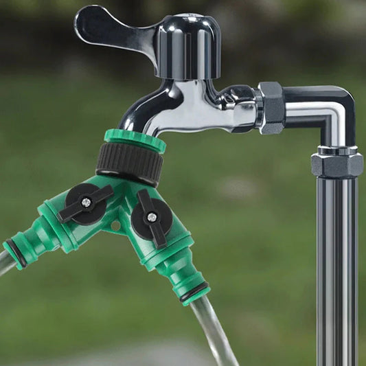 💰Többet vásárol, többet spórol!💧🚰Kétfejes vízcsap elosztó – Egy csapból két vízkimenet！