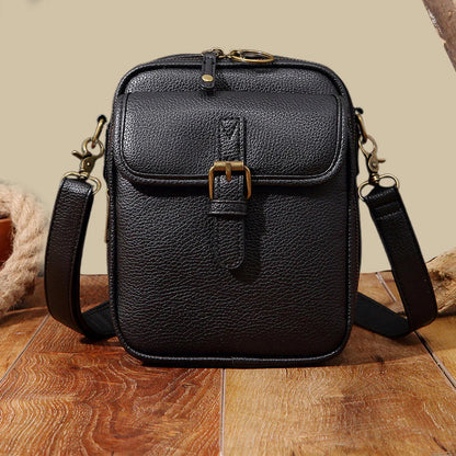 😍2026 Legújabb érkezők👜Vintage Futár Táska – 2 Okulárok Helye + RFID Zamek + Nagy Kapacitás!