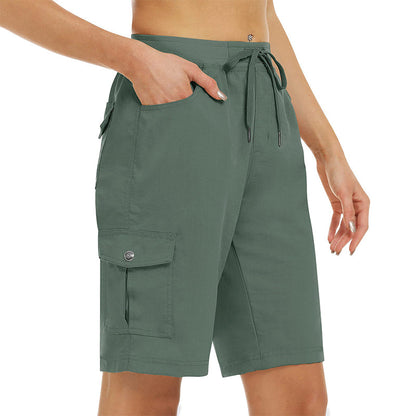 🔥🔝 Legnépszerűbb termékek🩳 Női kényelmes outdoor cargo rövidnadrágok: minden kalandhoz és hétköznaphoz!✨ 4 irányban rugalmas, gyorsan száradó anyag!