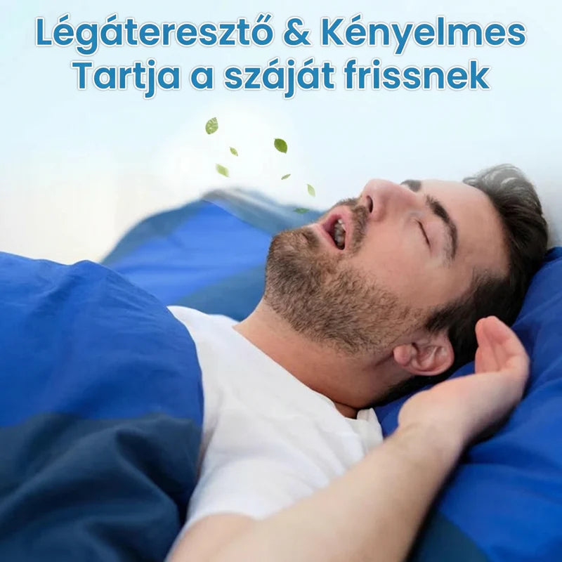 🔥1+1 ingyen😴 Flanora® Plus horkolásgátló szájfeltét🌙 Ultravékony állítható alvási betét – Azonnal csökkenti a horkolást, fájdalom és állkapocsfájdalom nélkül!