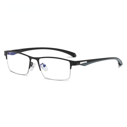 🥇👍Kiváló minőség, sok pozitív értékelés✨HD kékfény-védett multifokális szemüveg👓Titán keretes progresszív olvasószemüveg – Könnyű 17,05g, táv- és közeli látáshoz egyaránt!