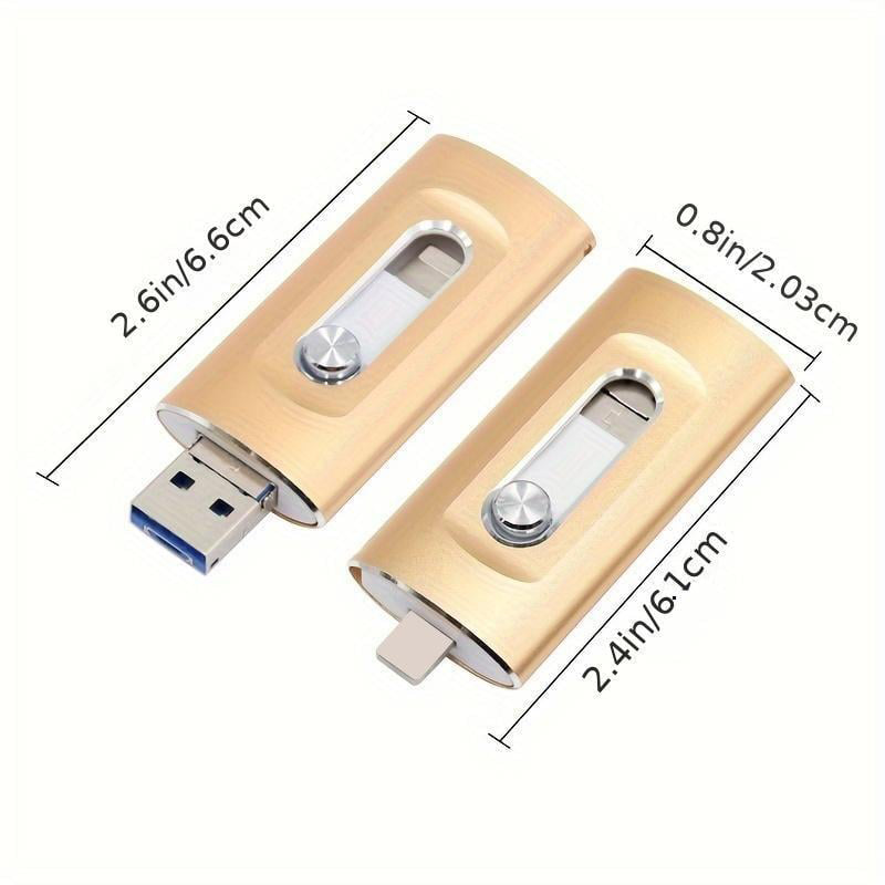 📱💻 3-in-1 univerzális flash meghajtó⚡ Gyors plug-and-play + fémház + 2 TB-ig!