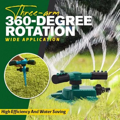 🌿💧 360°-os, minden szögből hatékony, teljesen automatikus forgó öntözőrendszer!