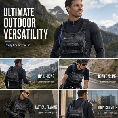 🎒⚔️ Taktikai mellkasi táska – Robusztus Oxford kivitel, ergonomikus illeszkedés, 12 színben! 🛡️🌿