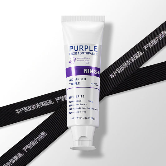 🔥Vásárolj egyet, kapsz egyet ingyen🦷 PURPLE Luxe Toothpaste: Életrehozod a Fehér Fogakat – 3 Percben!