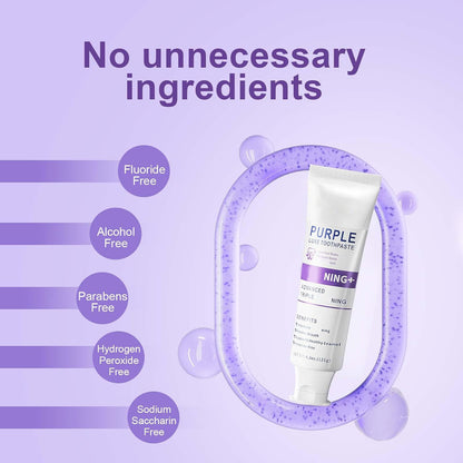 🔥Vásárolj egyet, kapsz egyet ingyen🦷 PURPLE Luxe Toothpaste: Életrehozod a Fehér Fogakat – 3 Percben!