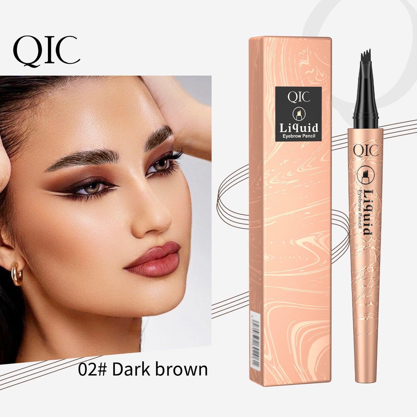 🔥1 vásárol 1 ingyen kap🖌️3D Microblading szemceruza – 4 villás hegy + 24 órás vízállóság!