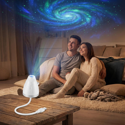 🌌 Állítható fókuszú HD űrprojektor🚀 Egyedi űrkapszula design + USB-s tápellátás!