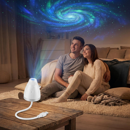 🌌 Állítható fókuszú HD űrprojektor🚀 Egyedi űrkapszula design + USB-s tápellátás!