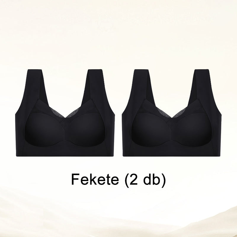 🎁🔥1+1 ingyenes👙✨ Emelő és formáló melltartó – kényelem és tartás egész napra!🧘‍♀️💐 Varrat nélküli komfort melltartó – aludj és élj kényelmesen!