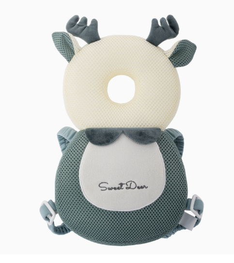 🎁1+1 INGYEN (2 db)👶🛡️ 360°-os babavédő hátizsák – O alakú üreges párna, gerincbarát kialakítás, gépben mosható! 🌿✨