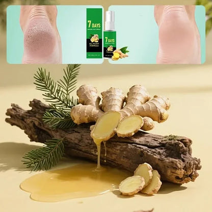 🔥🔥2+1 ingyenes💨 Lábféreg eltávolító spray🦶 Gyömbéres lábhámlasztó spray – Fájdalommentes, gyors hatású puhaság!
