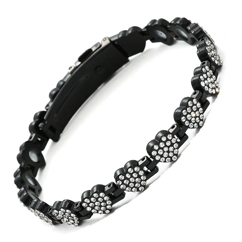 🎁1 vásárol 1 ingyen kap📿Gyönyörű karkötő 💎 Szív alakú réz karkötő – Elegancia és mágneses terápia egyben!