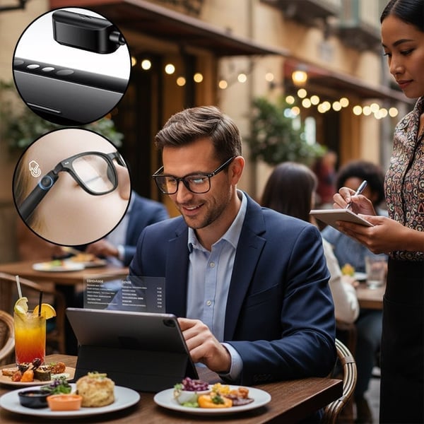 😍2026 tavaszi újdonságok🕶️🌍 AI intelligens szemüveg – Valós idejű fordítás 30+ nyelven, zenehallgatás és UV-védelem! ✨🔊