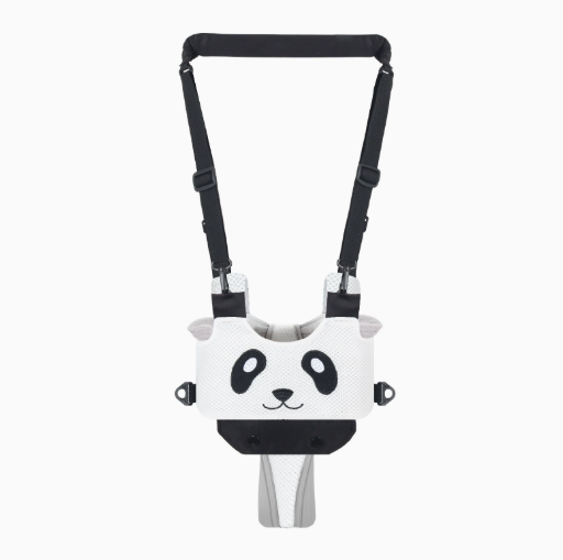 👶🐼 Hárompontos támasztórendszerű járáskorlátozó – Támogatja az első lépéseket, védi a baba gerincét! 🌿✨