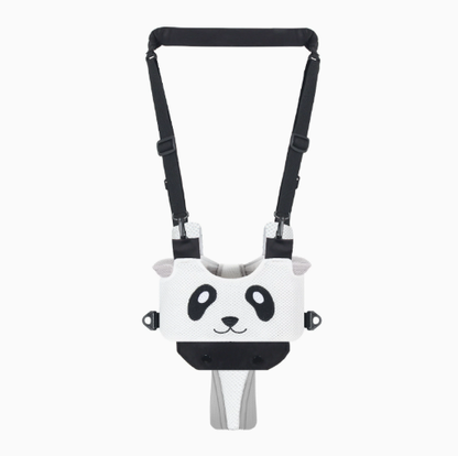 👶🐼 Hárompontos támasztórendszerű járáskorlátozó – Támogatja az első lépéseket, védi a baba gerincét! 🌿✨