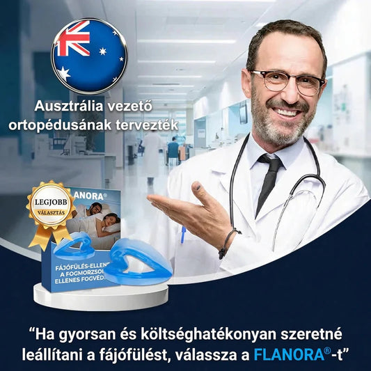 🔥1+1 ingyen😴 Flanora® Plus horkolásgátló szájfeltét🌙 Ultravékony állítható alvási betét – Azonnal csökkenti a horkolást, fájdalom és állkapocsfájdalom nélkül!