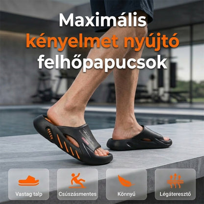 🎉2026-os nyári újdonságok🔥Csúszásmentes Vastag Talpú Felhő Papucsok Férfiaknak 🏖️🌊