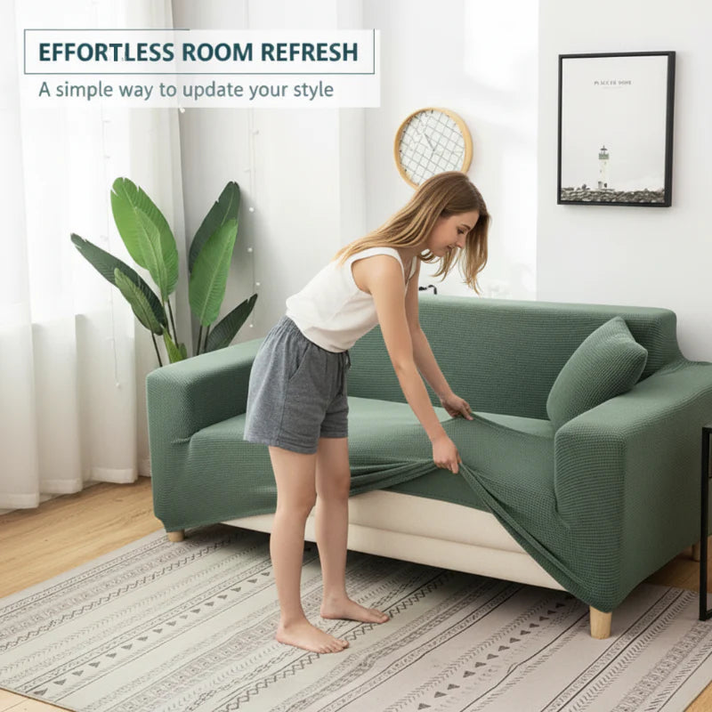 😜40% árcsökkentés🧶 Puha védő huzat🛋️ Kötött jakár kanapéhuzat – Rugalmas, újjávarázsolja a régi kanapédat!
