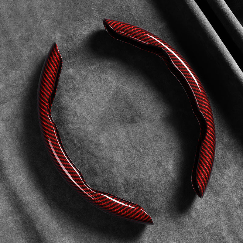 🚗✨ Szénszálas kormánykerék-huzat – Pillangó ihletésű ergonomikus design, 30%-kal nagyobb felületi súrlódás! 🛡️💪