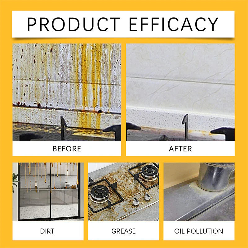 🧼 Erős hatású zsírtalanító tisztító spray🔥Makacs konyhai zsír és szennyeződés ellen🍳 Gyors hatás – Permet, hagyjad, töröld le!