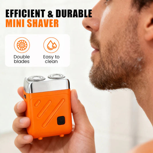 🎉Bestseller akció🪒 Kompakt elektromos borotva🔋 Type-C töltött mini borotva – Ideális otthon és utazás során!
