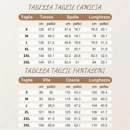 🎁Ingyenes ajándék-📿Gyönyörű nyaklánc👔 Testre szabott ing + nadrág🍂 Őszi két részes férfi szett – Prémium kényelem és kifinomult stílus!