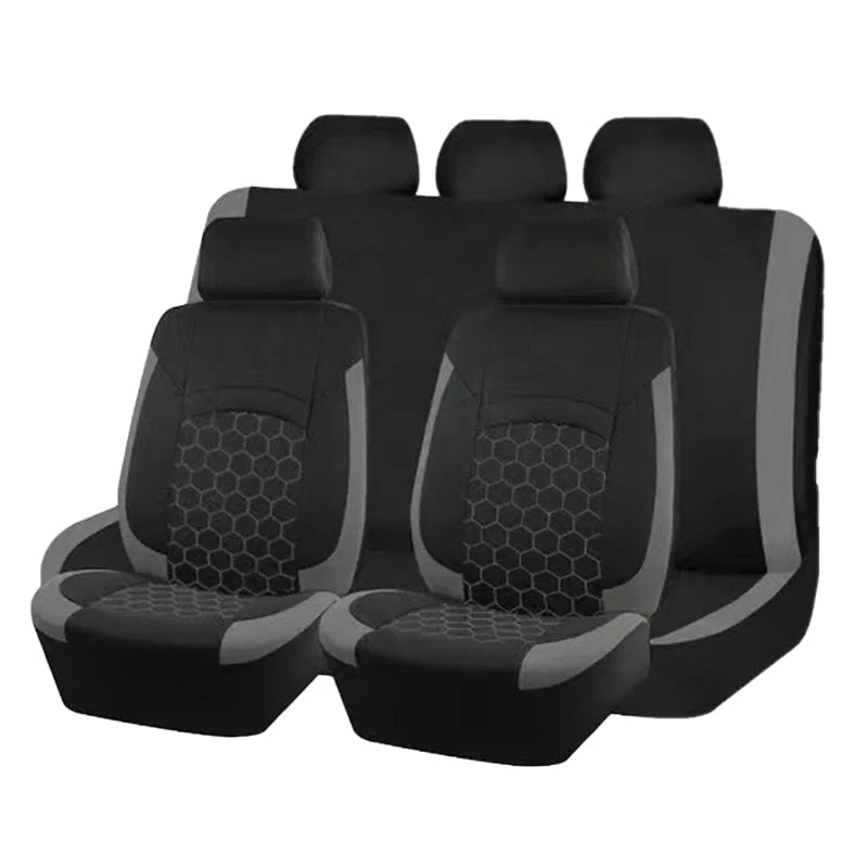 💥🎉49% árcsökkentés💺🚗Univerzális, 9 darabból álló autóüléshuzat-készlet, 5 üléses modellekhez🛡️!